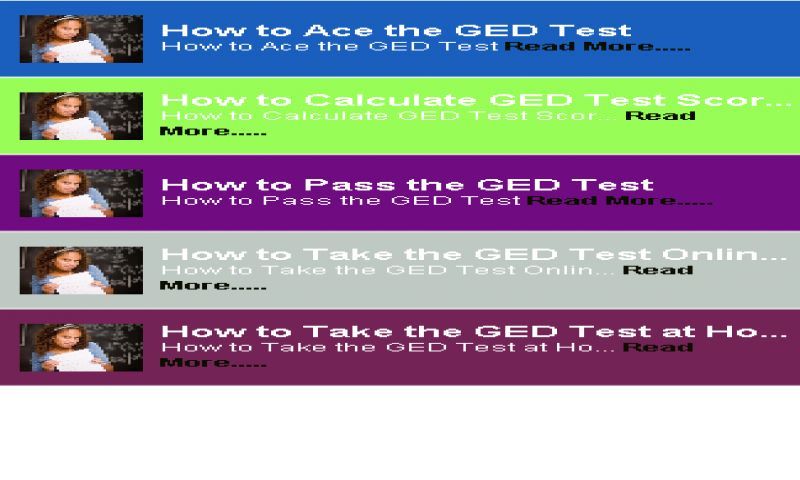 GED Test Tricks