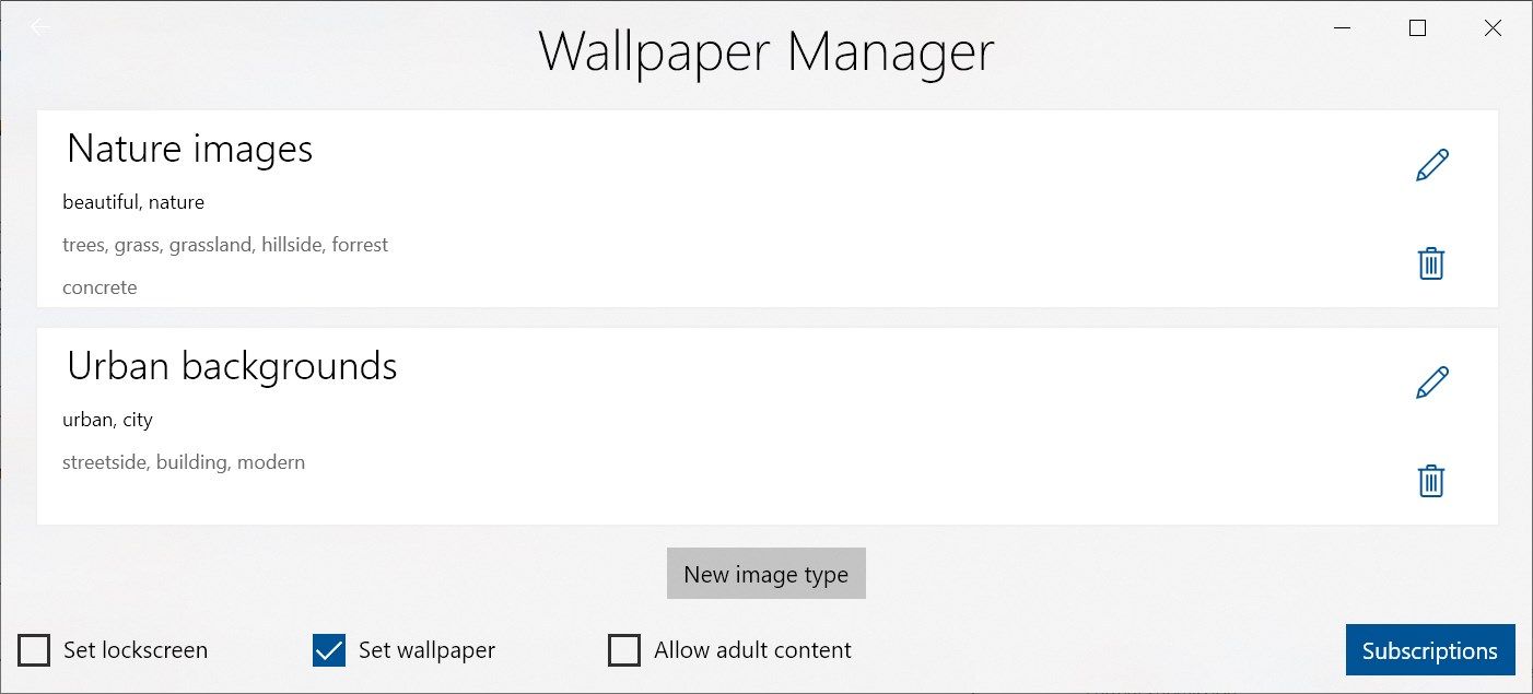 Wallpaper Manager and Downloader