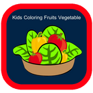 Kids Coloring Fruits Vegetable