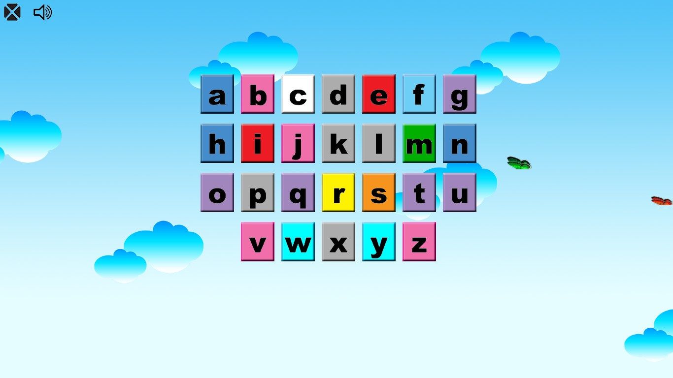 Game: shake spell - tap or click the letter to hear sound