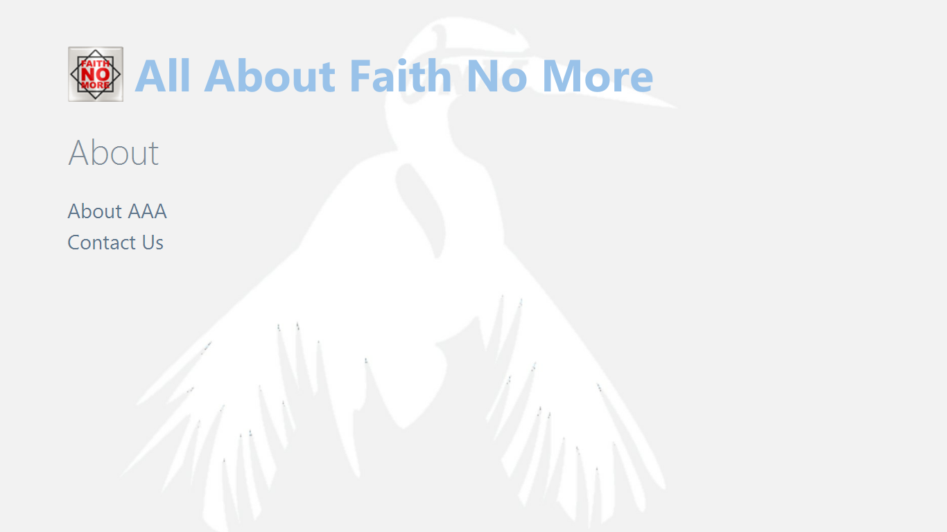All About Faith No More