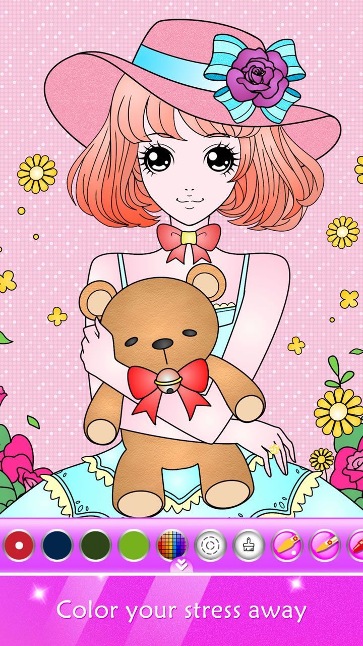 Princess Coloring book for Kids & Girls FREE Game - Girls Coloring Paint App