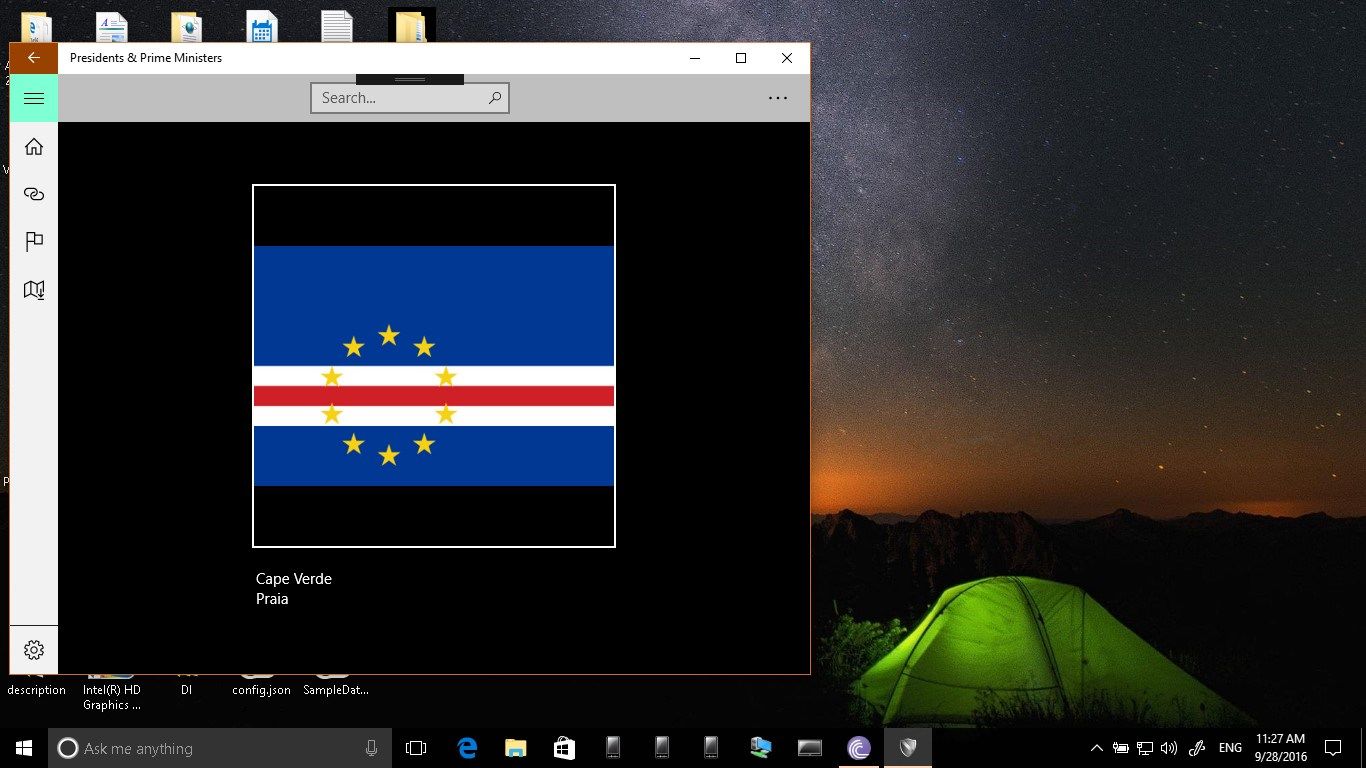Flag of Cape Verde Regular Window Size.
