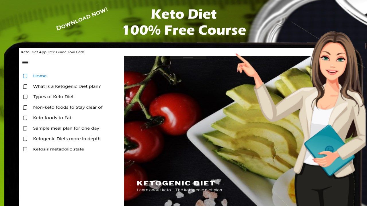 Keto Diet App Free Guide - Low Carb Ketogenic Diet