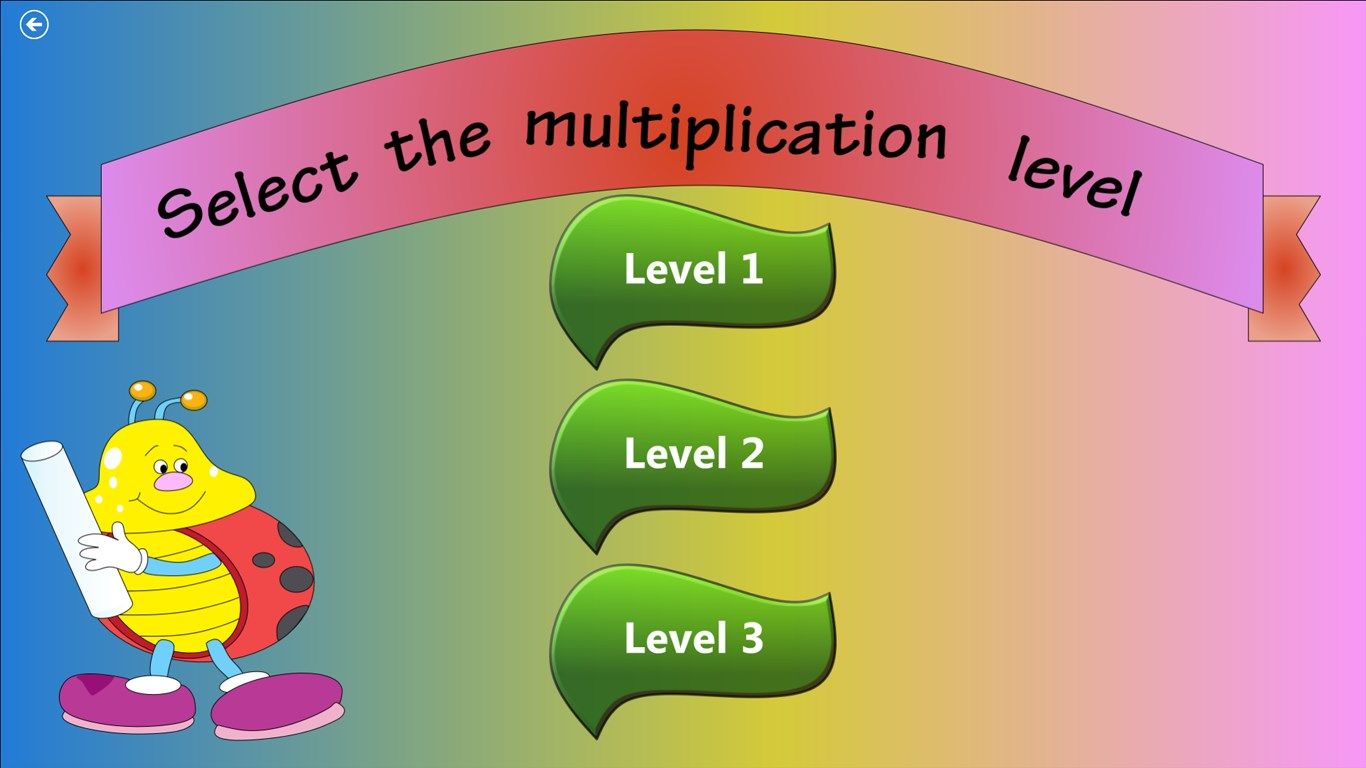 Choose your multiplication level