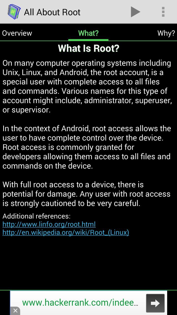 Root for Android - All About