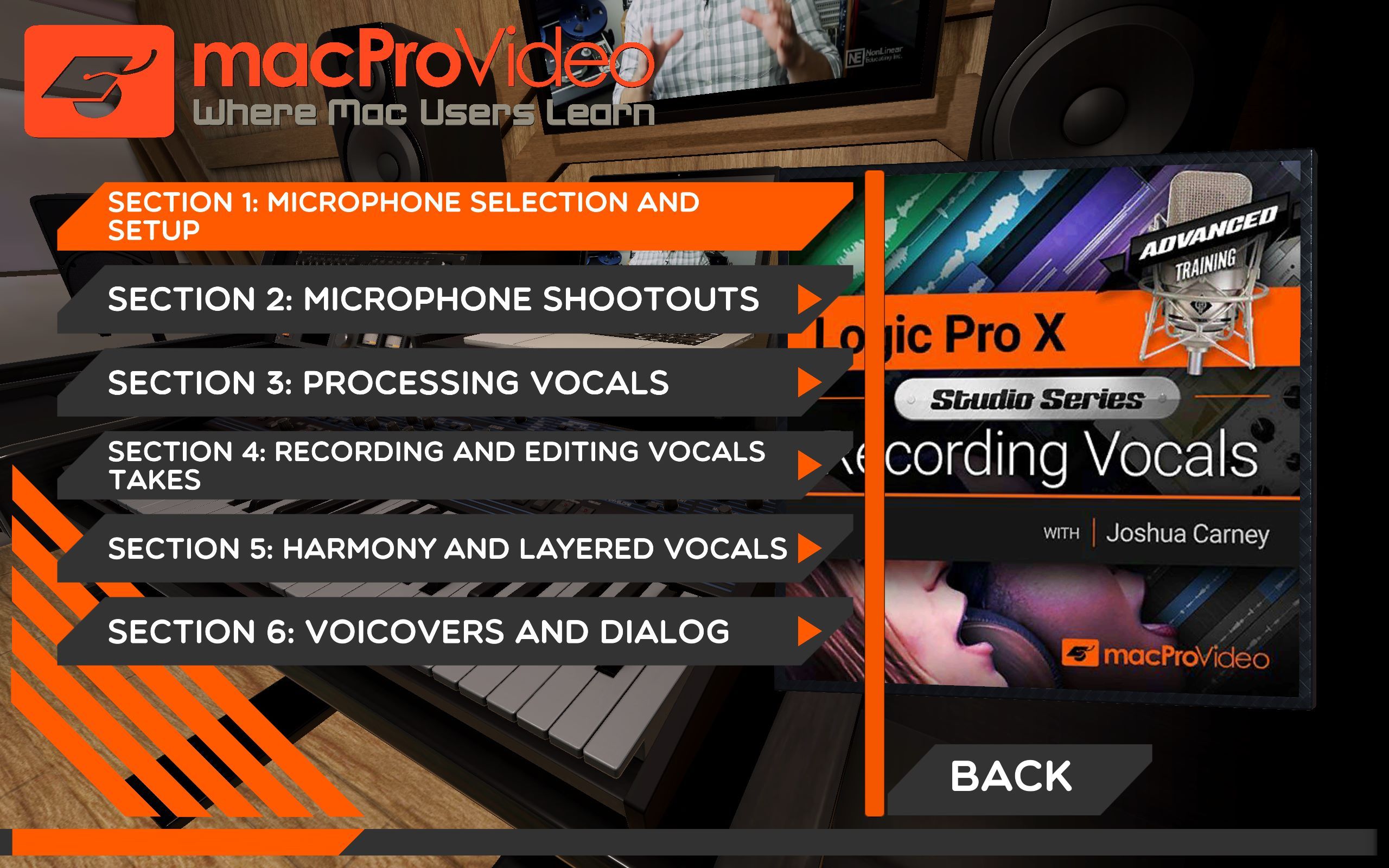 Recording Vocals Course in Logic Pro X By mPV