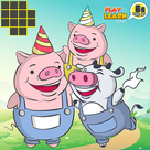 ★★★ Three Little Pigs - Preschool games for little kids, fun educational games for small children brain puzzle! ★★★