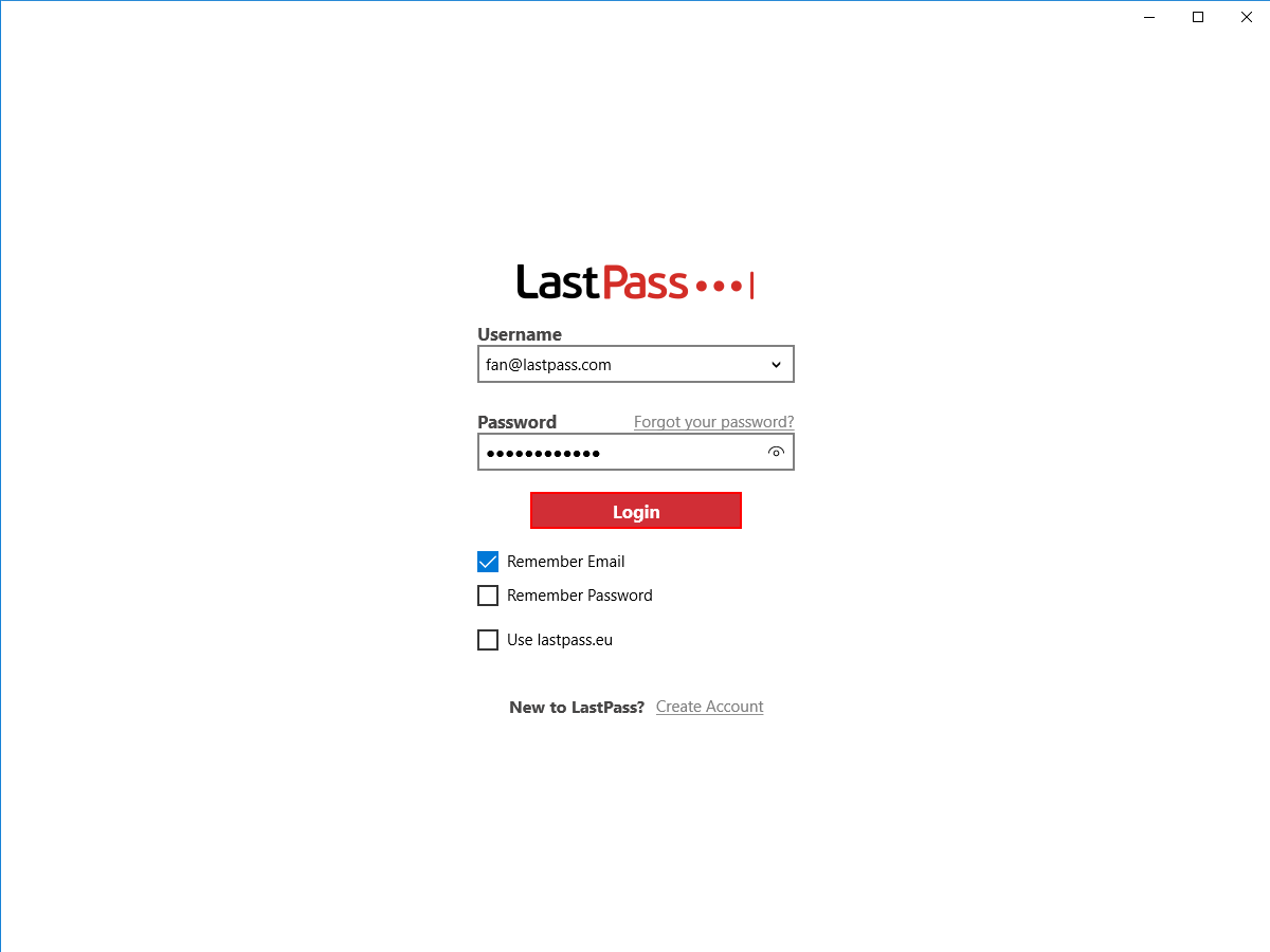 LastPass for Windows Desktop