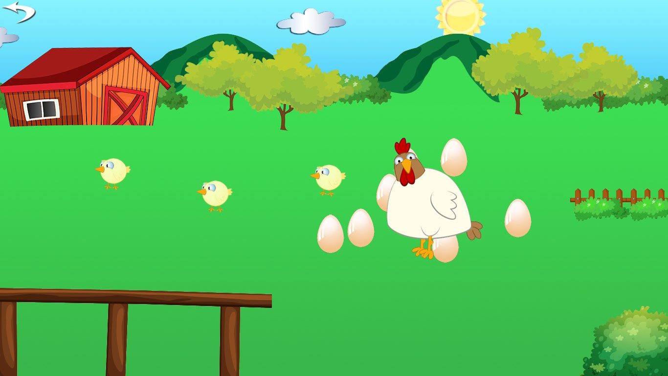Click/Tap hen to get the egg. Click/Tap the egg to help the chick hatch!