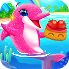 My Baby Twin Dolphins - Glitter Marine Mammals Dolphin and Pet care