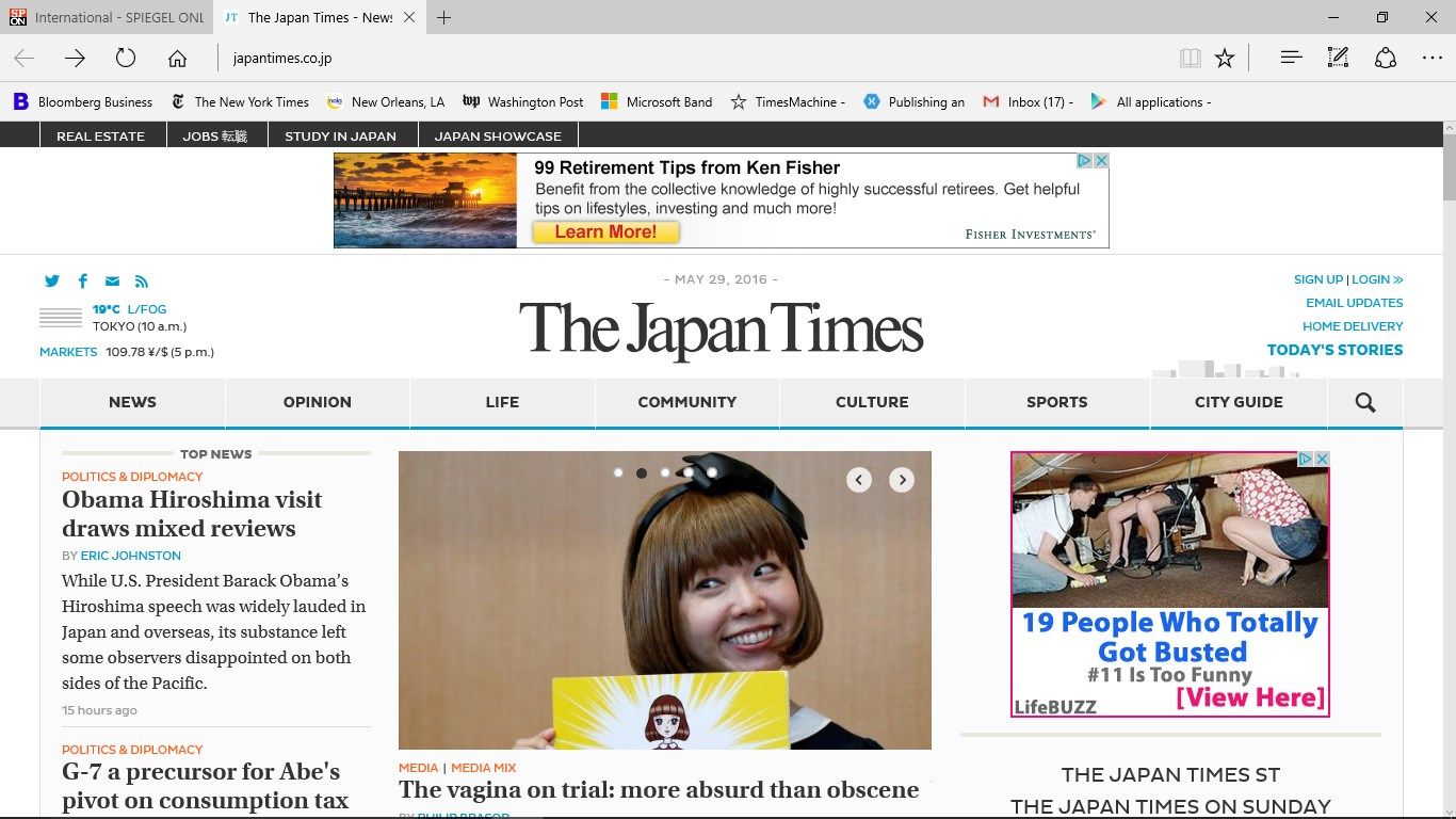 The Japan Times has been chosen