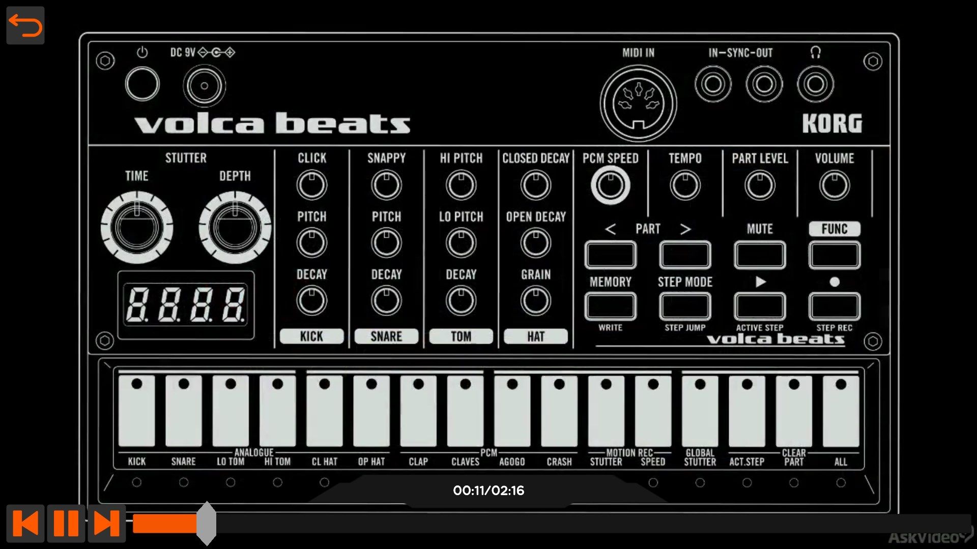 volca beats Explore Course By Ask.Video