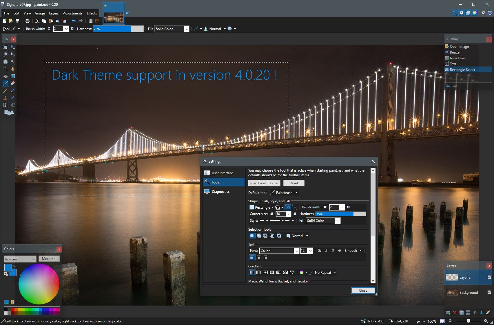 Dark Theme supported added in version 4.0.20