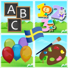 Svenska bokstäver, siffror och färger Free