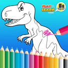 Kids Dinosaur Coloring Book - Full Features Set Children Dinosaur Books for Free!