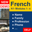 Learn French: Interactive Course - A1 (Beginner): "First Meeting" - DEMO.