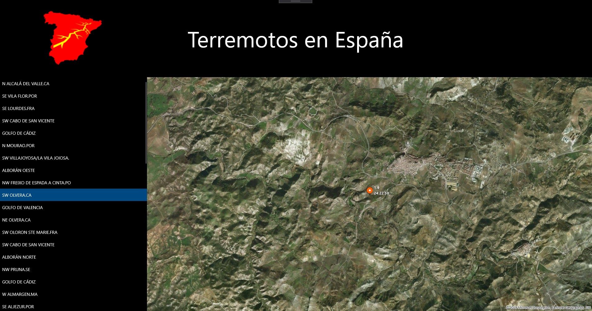 Terremotos en España