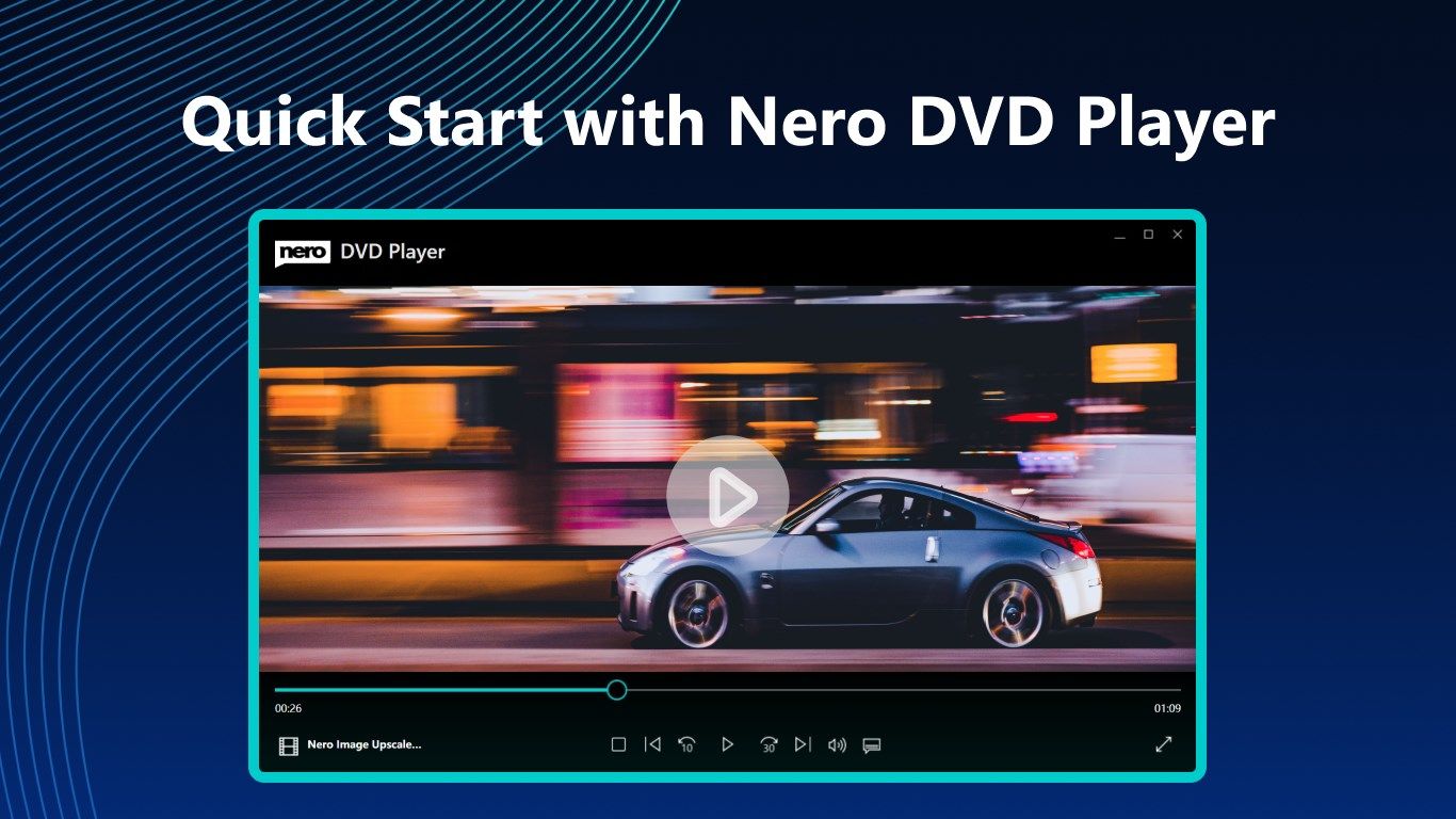 Nero DVD Player runs smoothly and provides an enjoyable media experience.