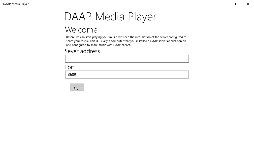 DAAP Media Player
