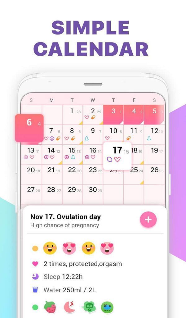 Period Tracker, Ovulation Calendar & Fertility app