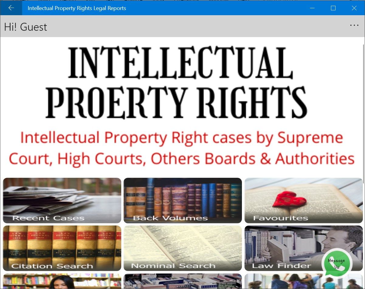 Intellectual Property Rights Legal Reports