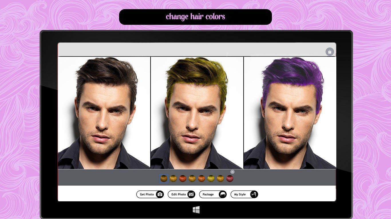 Hair Style Salon & Color Changing Booth