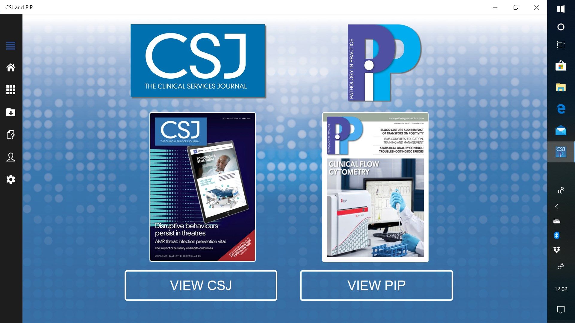 Clinical Services Journal/PiP