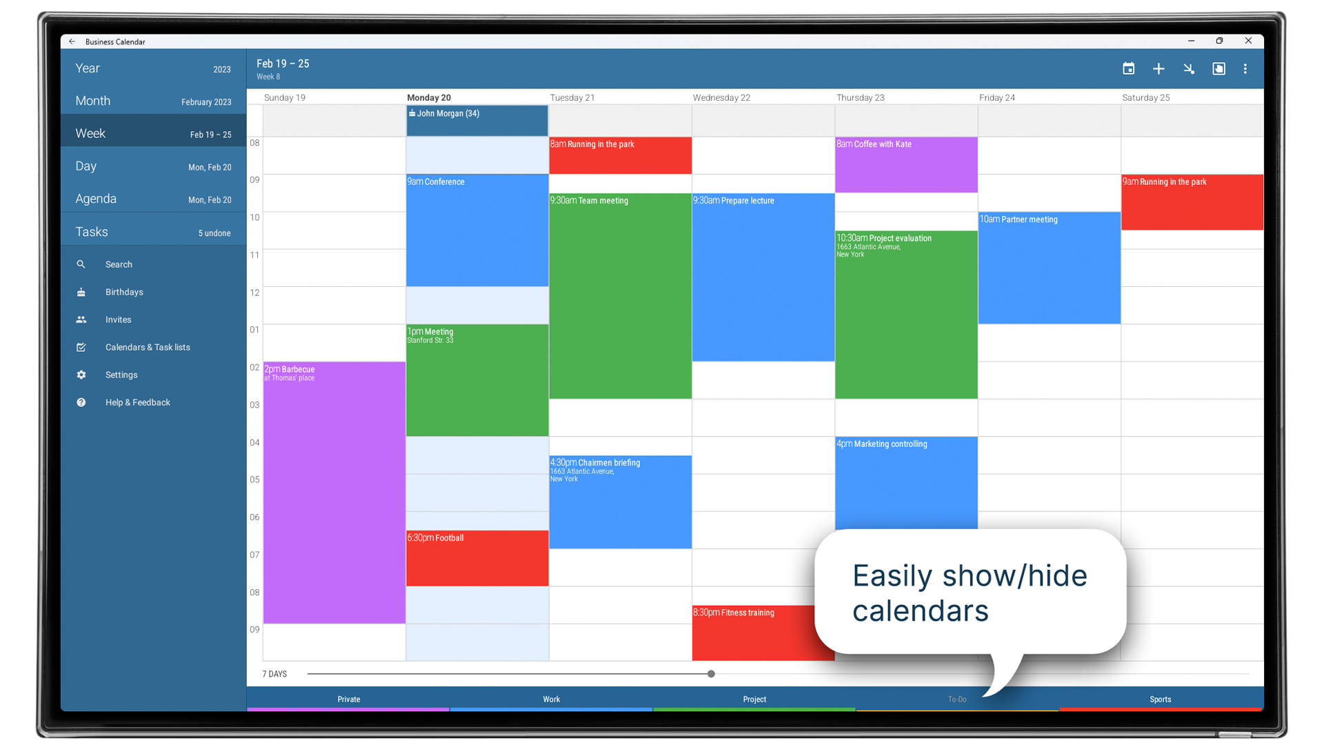 Business Calendar 2 - Agenda, Planner & Organizer