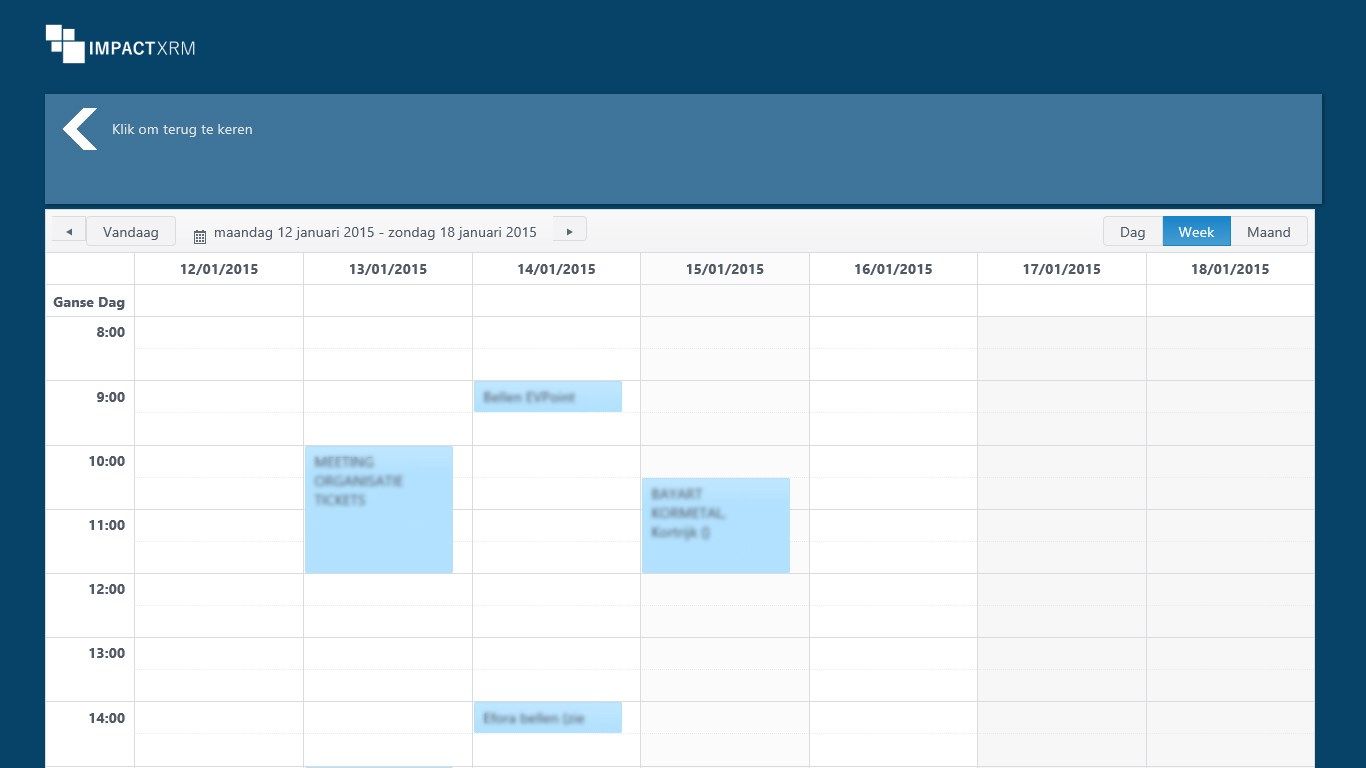 Manage your Calendar