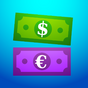 Money Falling Underwater Screensaver