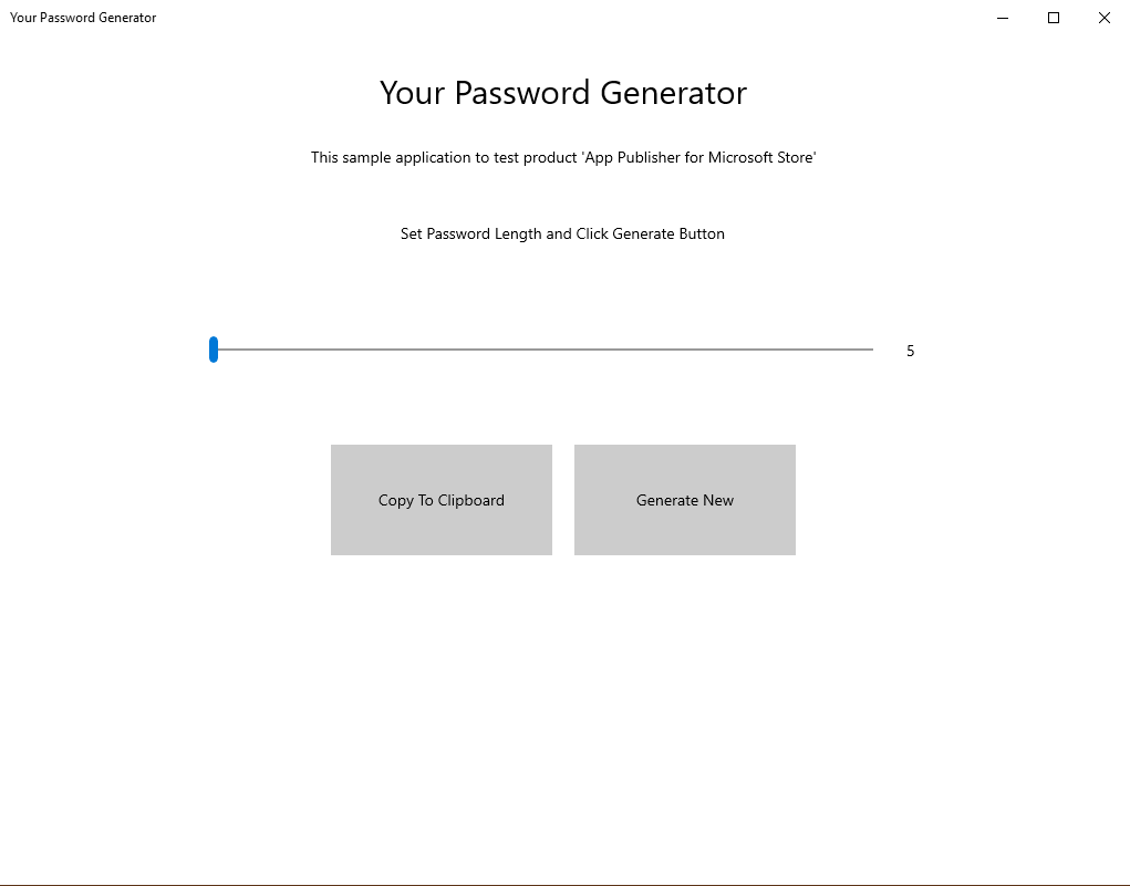 Your Password Generator