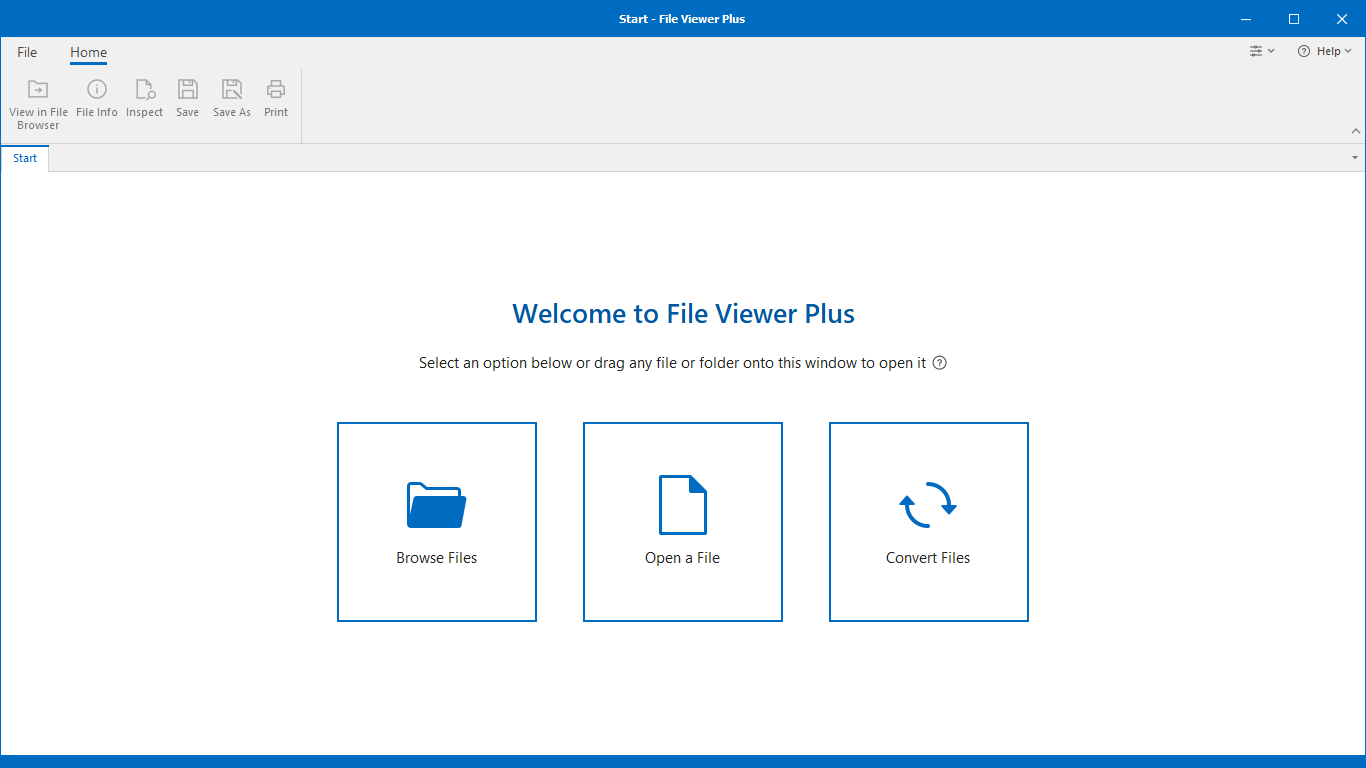 Browse, open, and convert files
