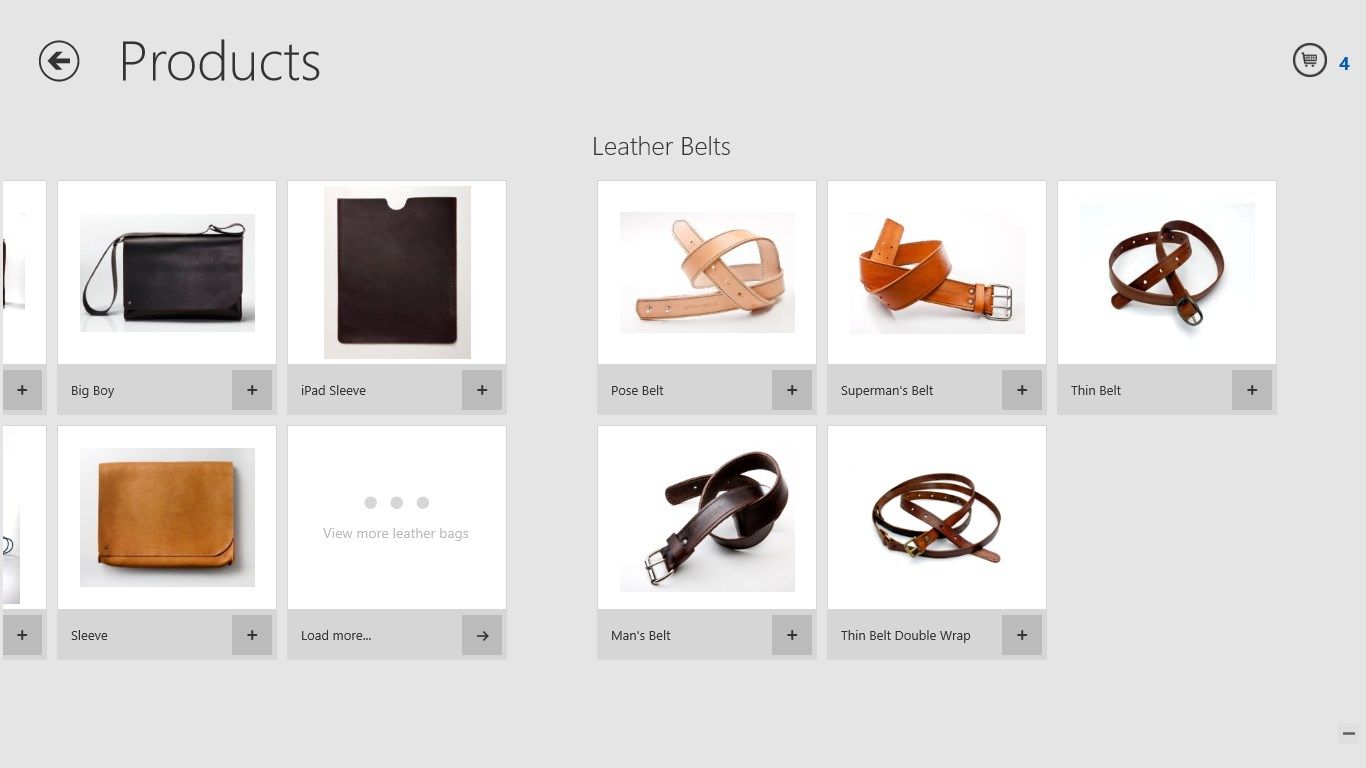 Browse a detailed product catalog