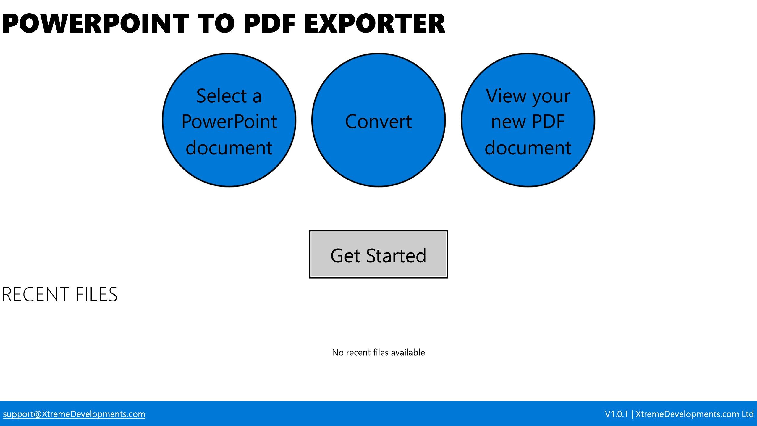 PowerPoint To PDF Exporter