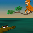 Mr Monkey and Sir Crocodile