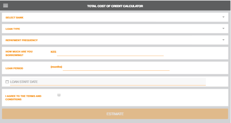 Cost of Credit Calculator