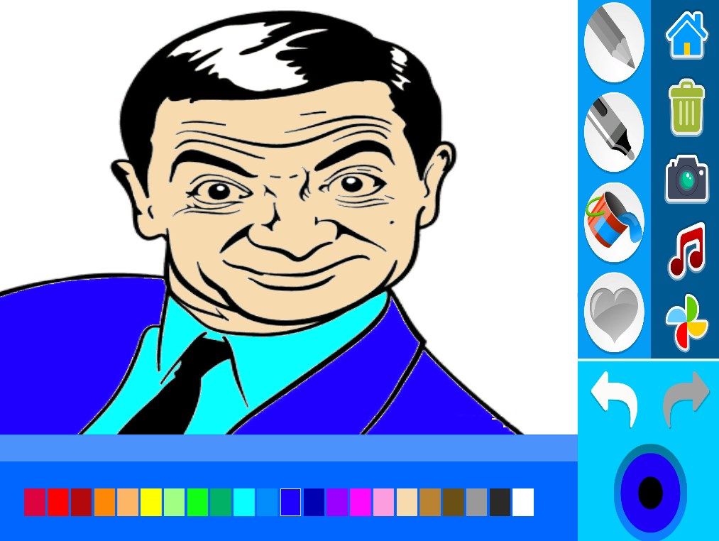 Mr Bean Funny Coloring Comedy