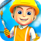 Construction City For Kids : construction game for kids - diggers, trucks and crane to build the city !