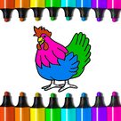 Coloring book for Birds