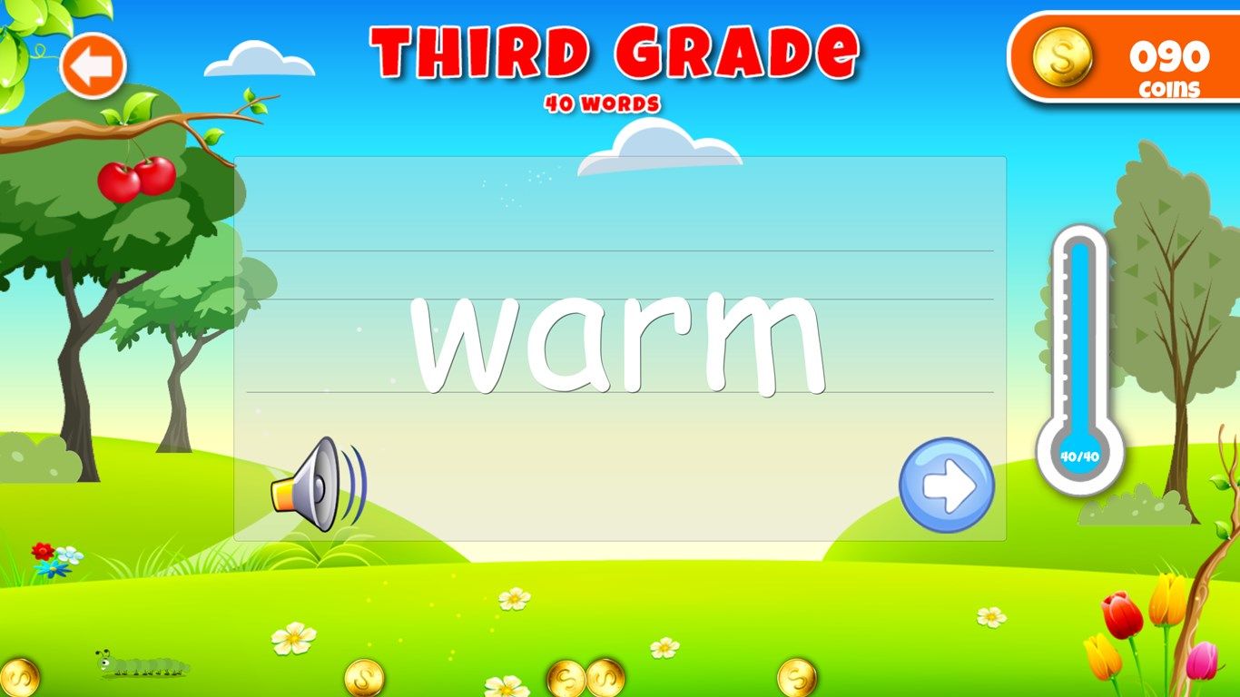 Collect game coins at the completion of each lesson