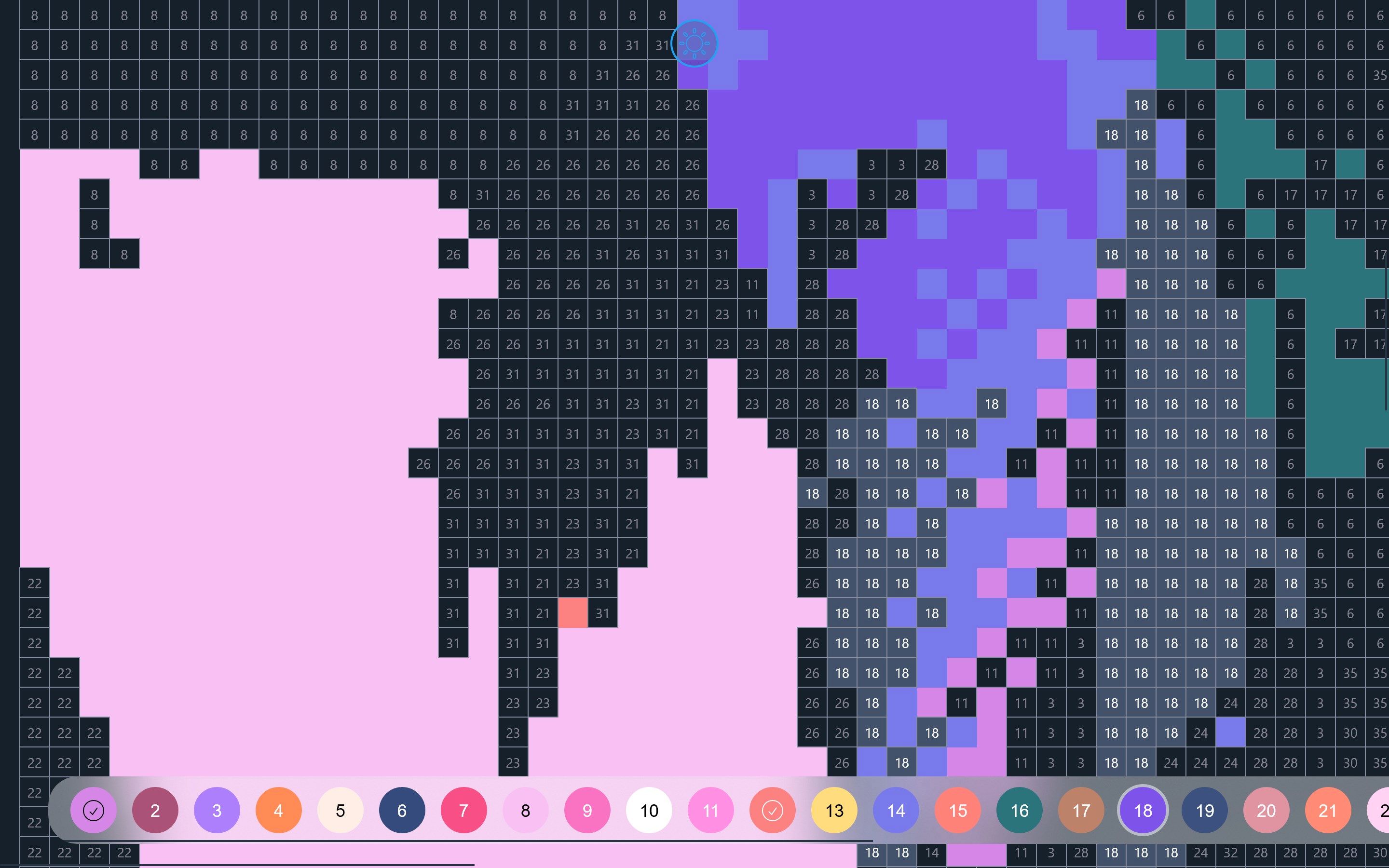 Pixel Art: Magic Numbers