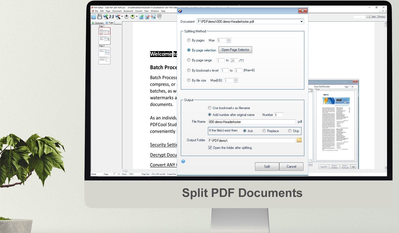 Split PDFs