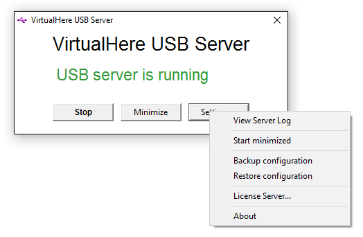 VirtualHere USB Server