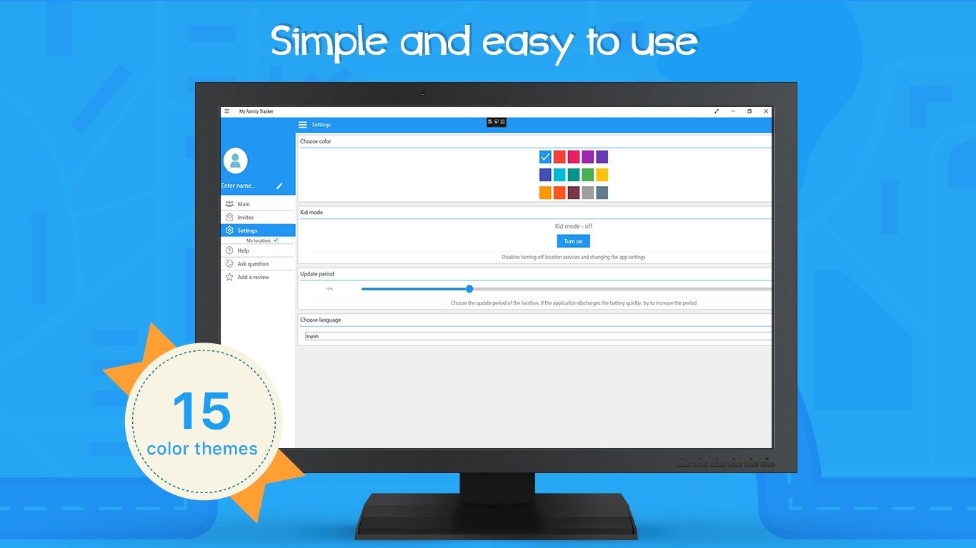 Family GPS Tracker Desktop