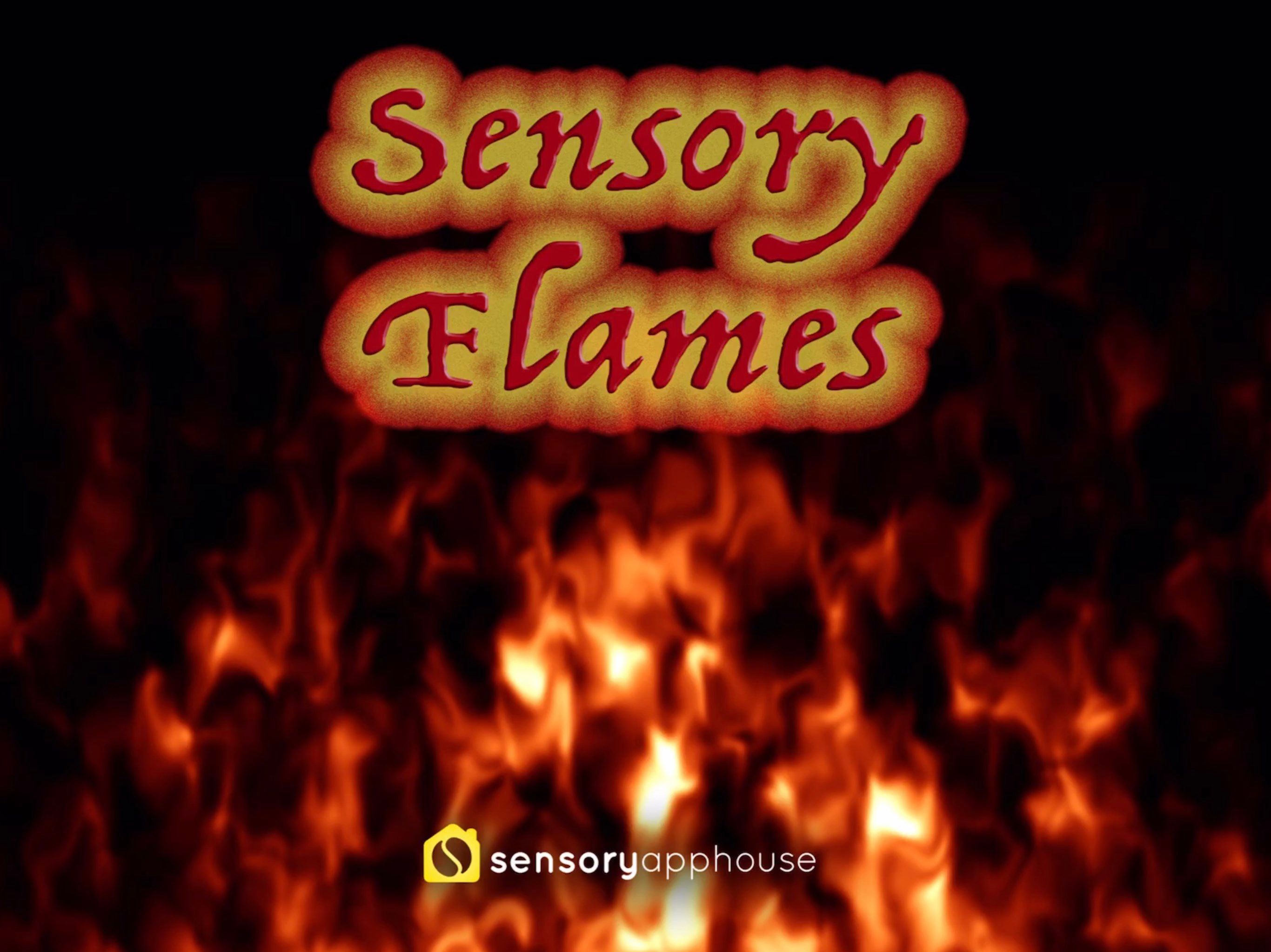 Sensory Flames screen view