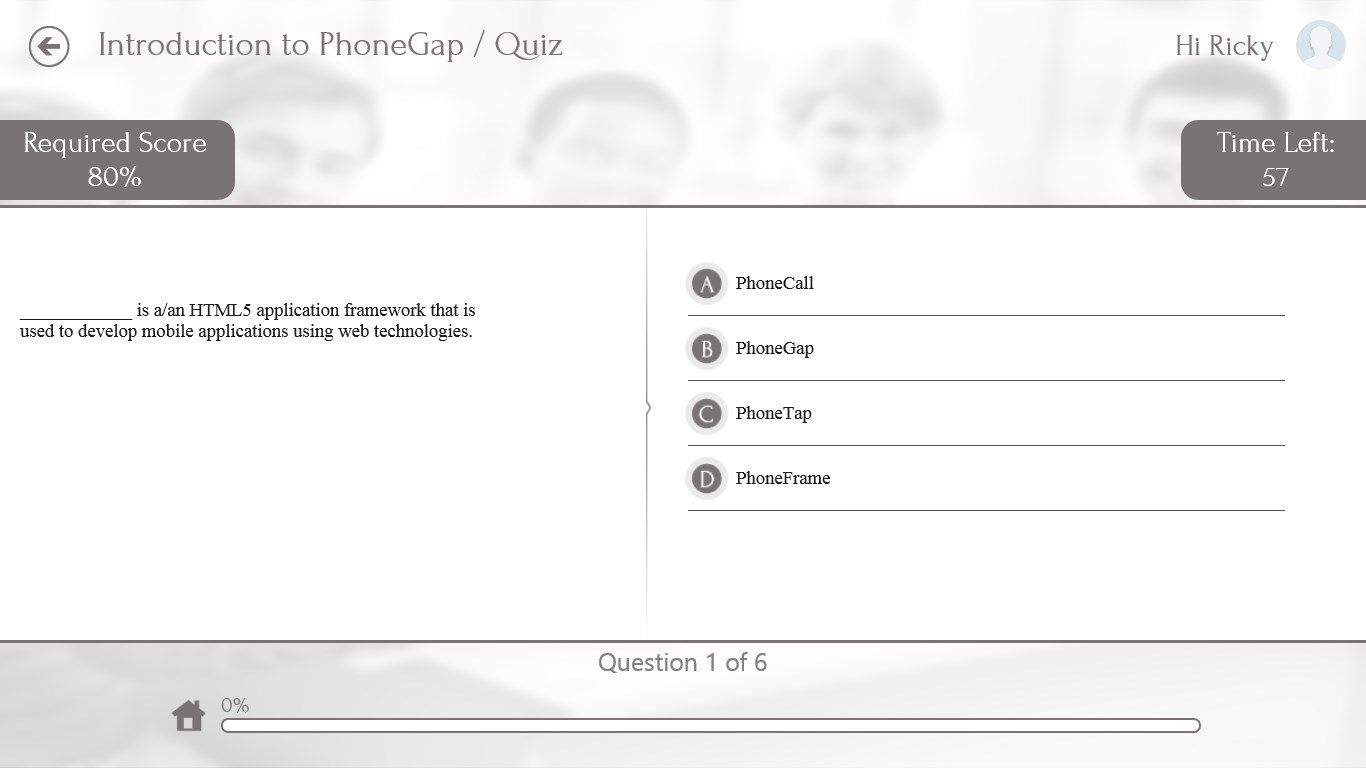 Simple and easy quizzes for self-assessment