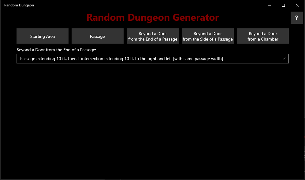 Random Dungeon