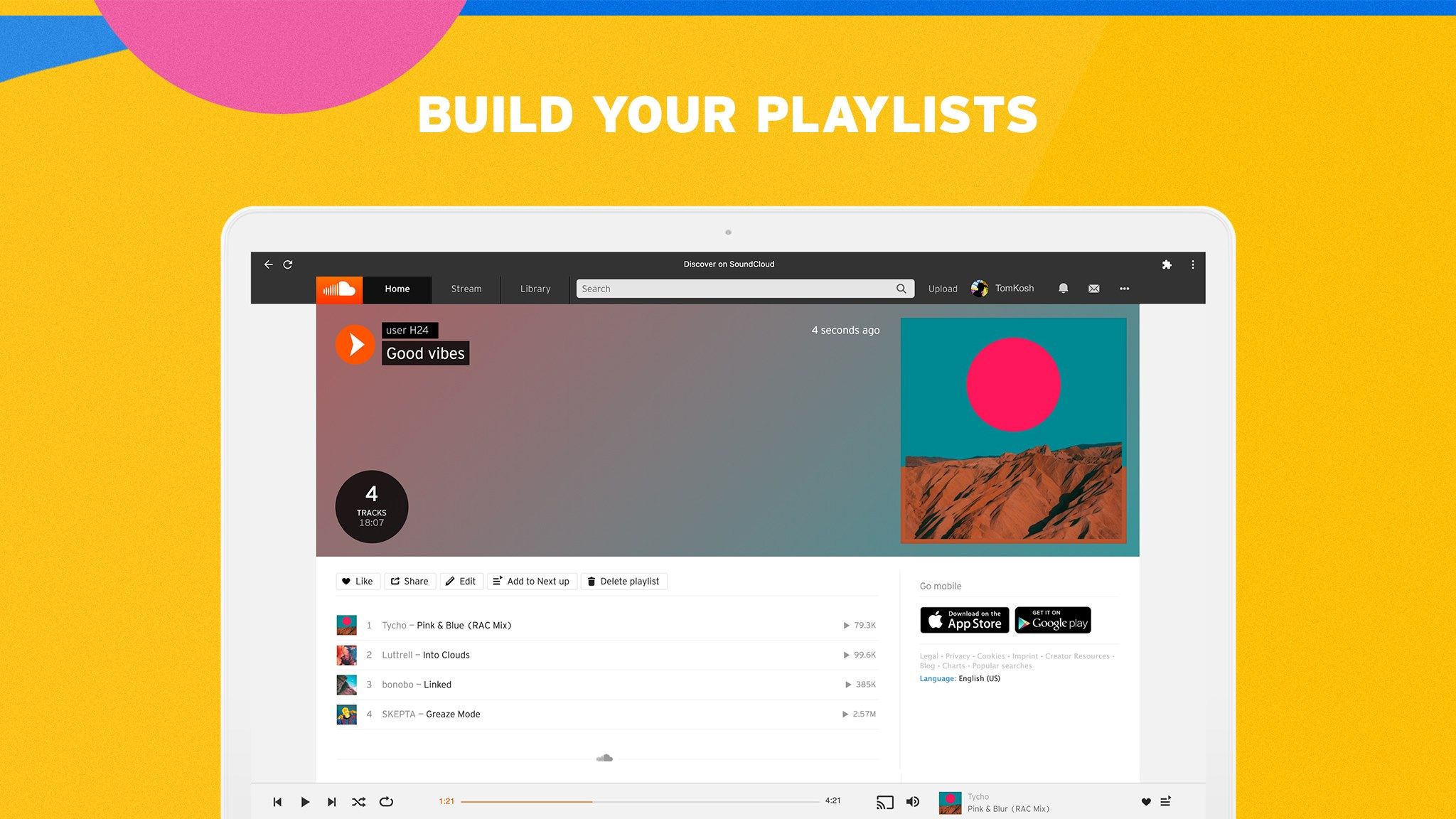 Build your playlists