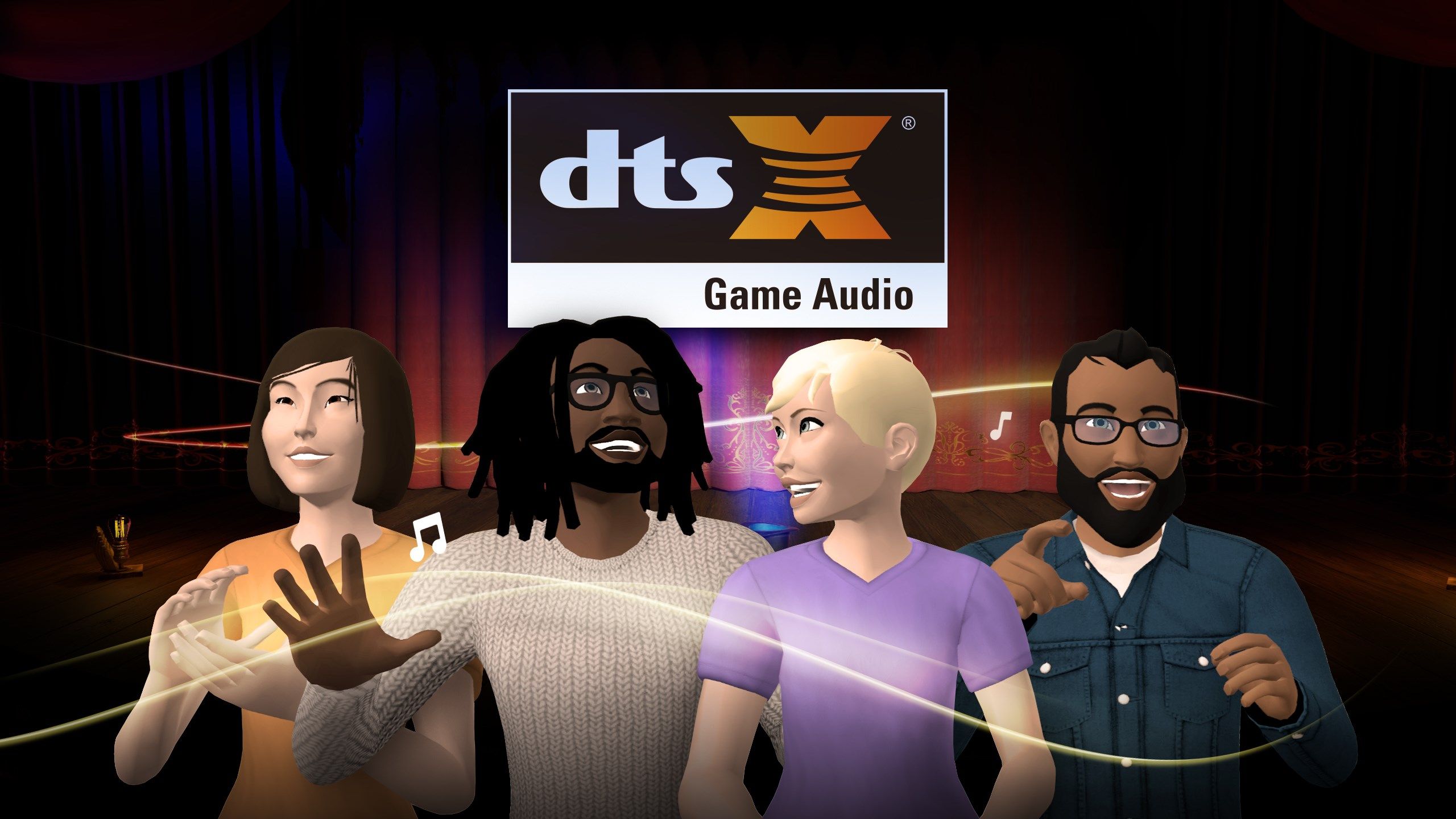 Experience lifelike 360 sound with DTS:X® Game Audio